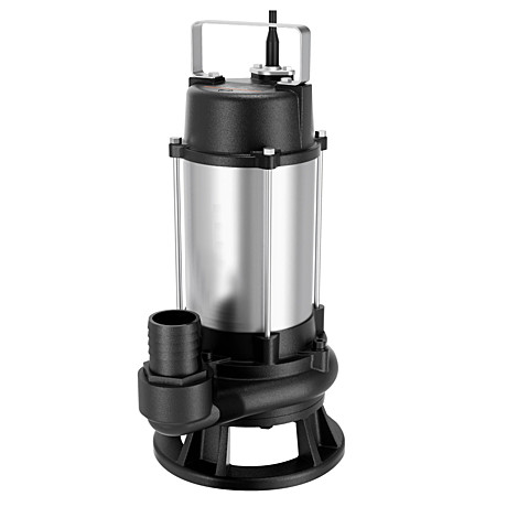 Фекальный насос TPS1500A 220В, 1100Вт, 300л/мин, h 14м, нож (измельчитель)